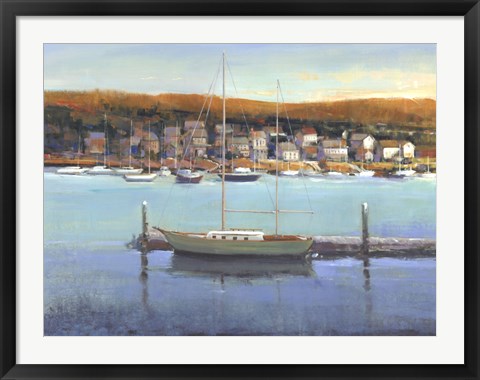 Framed Harbor View II Print