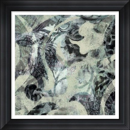 Framed Layered Patterns I Print