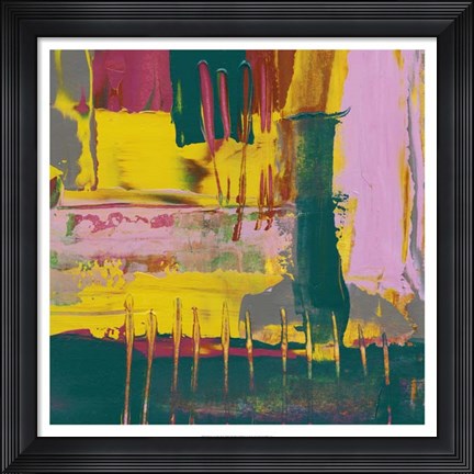 Framed City Lights II Print