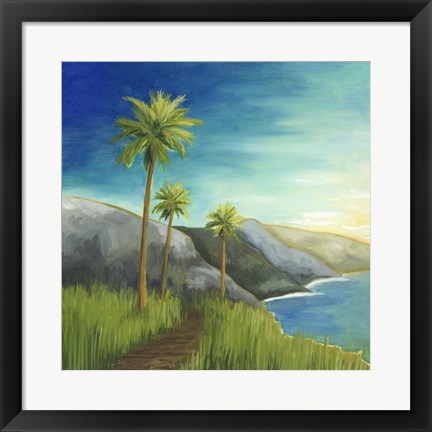 Framed California Coast I Print
