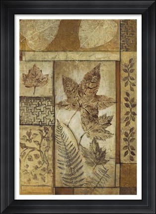 Framed Falling Leaves I Print