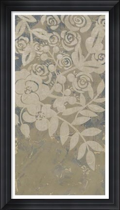 Framed Linen Chintz I Print