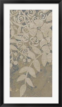 Framed Linen Chintz II Print