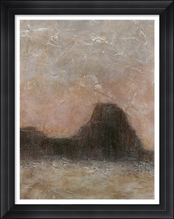 Framed Misty Morning Mesa I Print