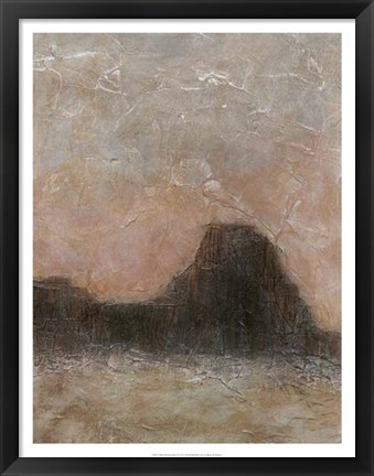 Framed Misty Morning Mesa I Print