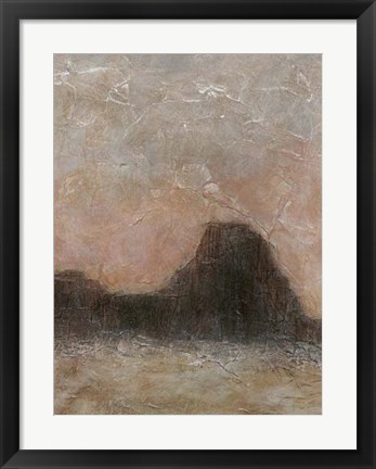 Framed Misty Morning Mesa I Print