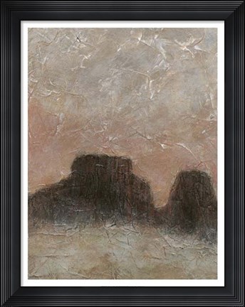 Framed Misty Morning Mesa II Print