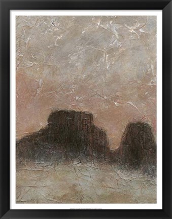 Framed Misty Morning Mesa II Print