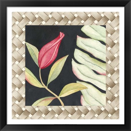 Framed Midnight Garden I Print
