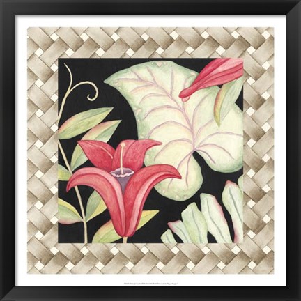 Framed Midnight Garden III Print