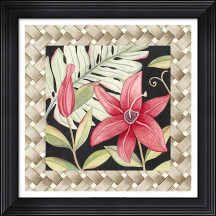 Framed Midnight Garden IV Print