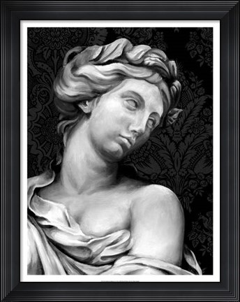 Framed Ornate Sculpture I Print