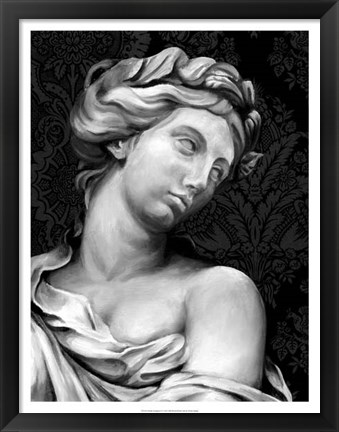 Framed Ornate Sculpture I Print