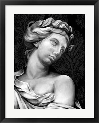 Framed Ornate Sculpture I Print