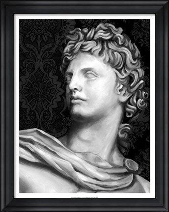 Framed Ornate Sculpture II Print