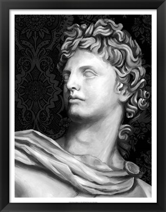 Framed Ornate Sculpture II Print