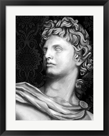 Framed Ornate Sculpture II Print