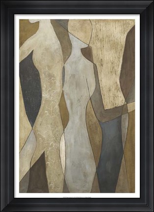 Framed Figure Overlay II Print