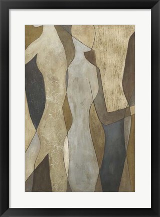 Framed Figure Overlay II Print