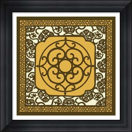Framed Exotic Lattic I Print
