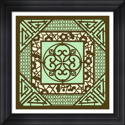 Framed Exotic Lattic II Print