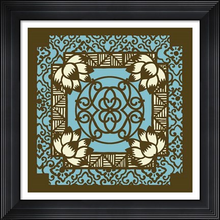 Framed Exotic Lattic III Print
