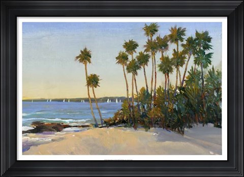 Framed Distant Shore I Print