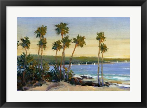 Framed Distant Shore II Print