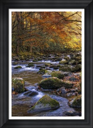 Framed Autumn on Little River Print