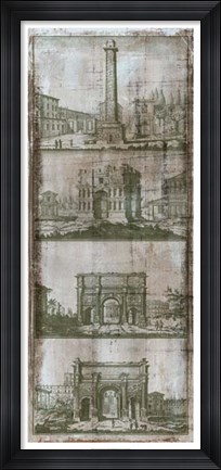 Framed Architectural Survey I Print