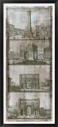 Framed Architectural Survey I Print