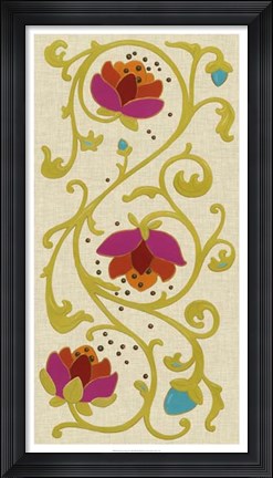 Framed Cloisonne Panel I Print