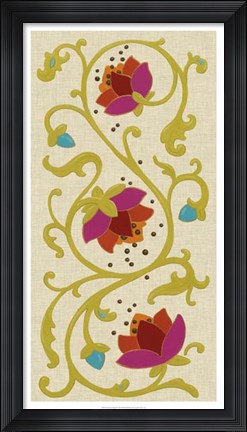 Framed Cloisonne Panel II Print