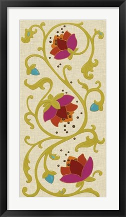 Framed Cloisonne Panel II Print