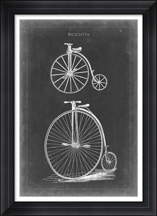 Framed Vintage Bicycles I Print