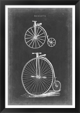 Framed Vintage Bicycles I Print