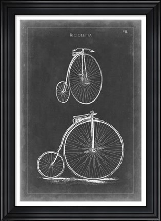 Framed Vintage Bicycles II Print
