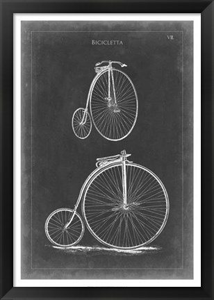 Framed Vintage Bicycles II Print