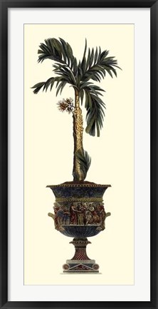 Framed Elongated Potted Palm II Print