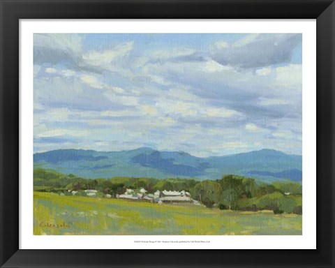 Framed Holyoke Range Print