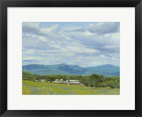 Framed Holyoke Range Print
