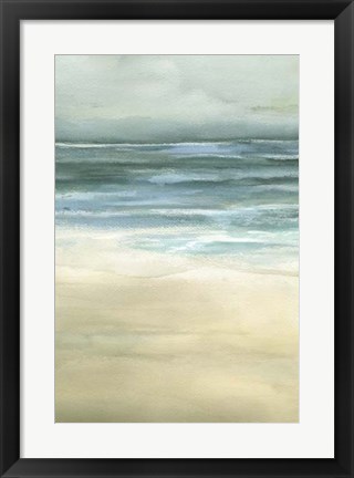 Framed Tranquil Sea II Print