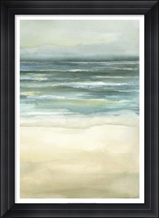 Framed Tranquil Sea III Print