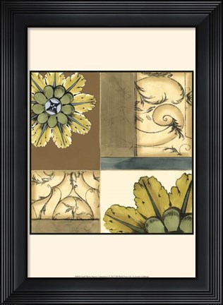 Framed Small Marine Rosette Comp. I Print