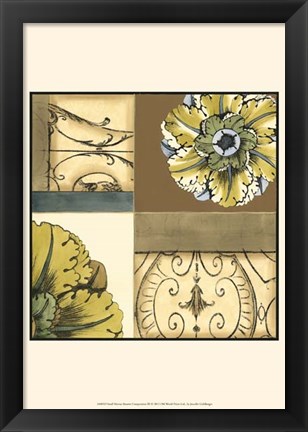 Framed Small Marine Rosette Comp. III Print