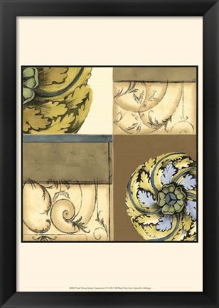 Framed Small Marine Rosette Comp. IV Print
