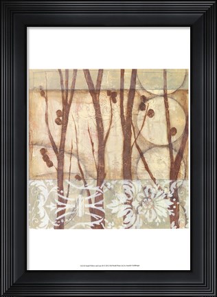 Framed Small Willow and Lace III Print