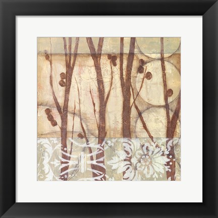 Framed Small Willow and Lace III Print