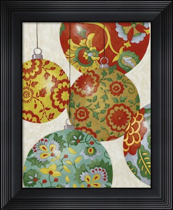 Framed Christmas Cheer I Print