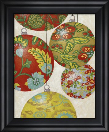 Framed Christmas Cheer II Print